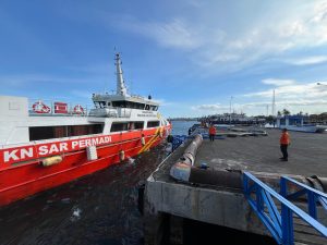 BASARNAS Siagakan KN SAR Permadi di Selat Bali Selama NATARU